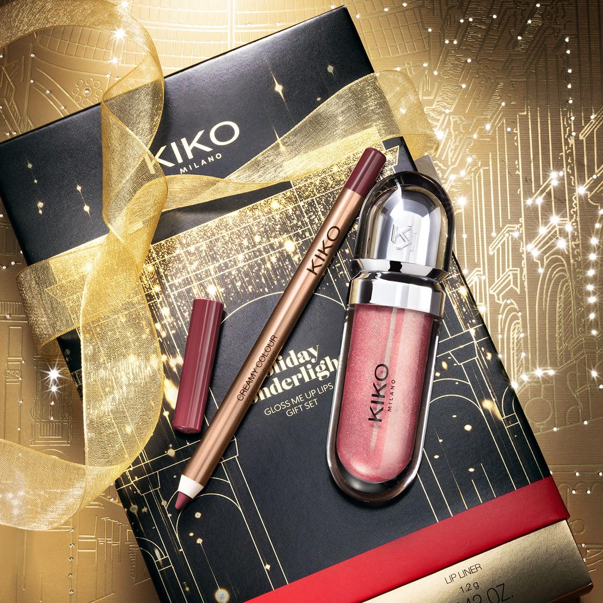KIKO Milano Holiday Wonderlights Gloss Me Up Lips Gift Set 1, Lip
